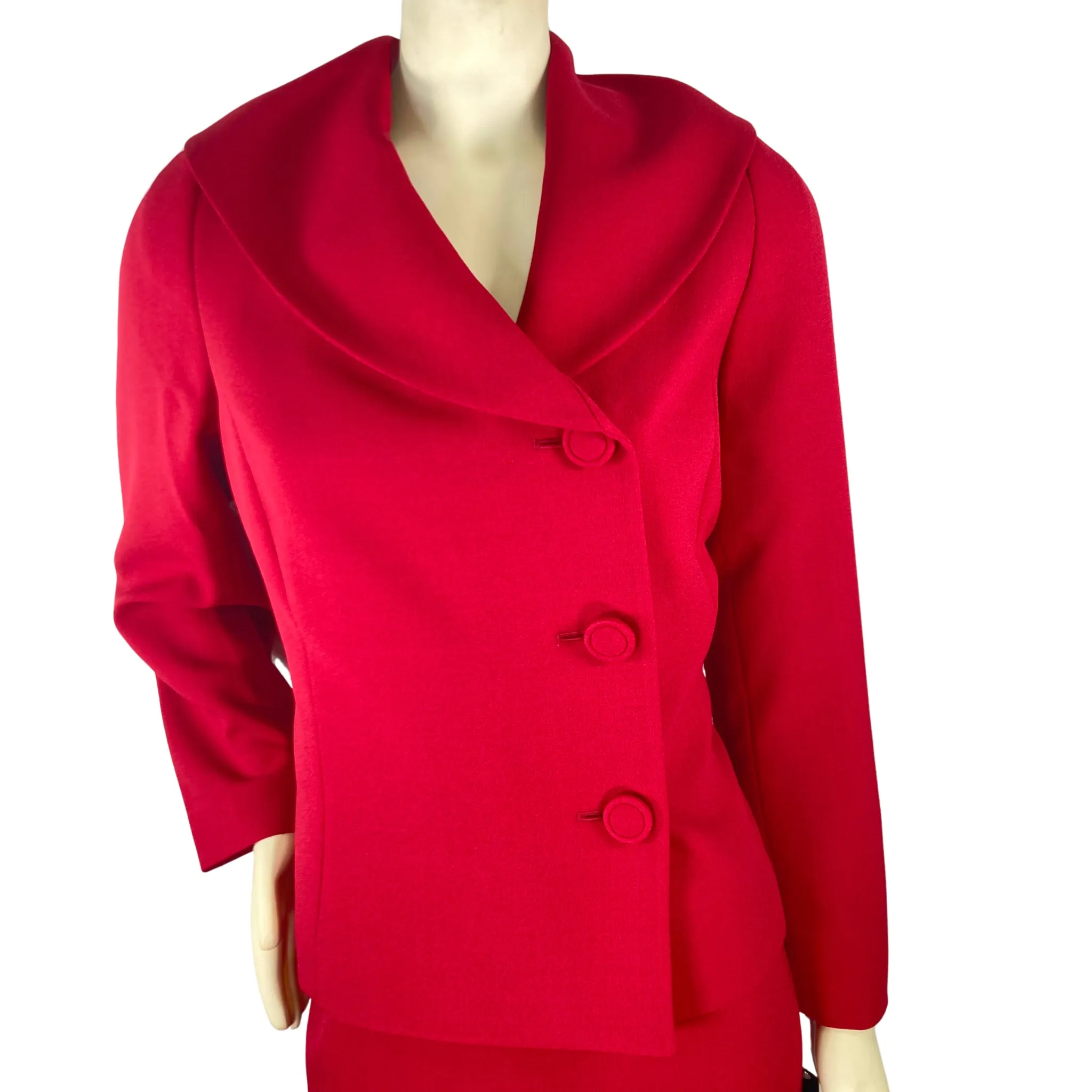 Tahari Red Skirt and Blazer