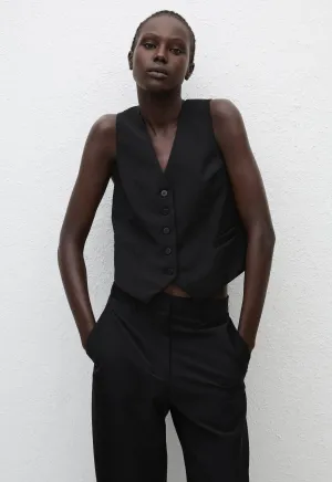 Tailored Waistcoat - Black