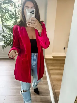 The Bibi Velvet Blazer