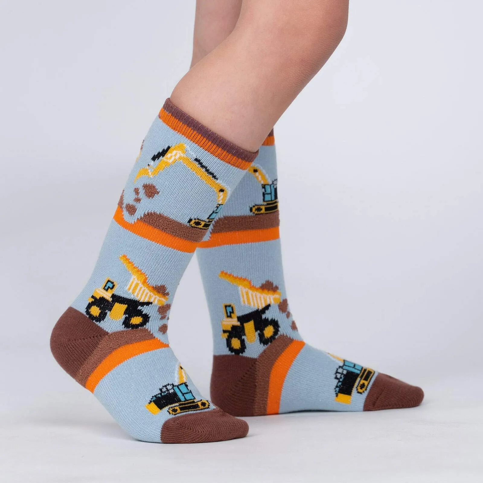 The Big Dig Kids Crew Socks