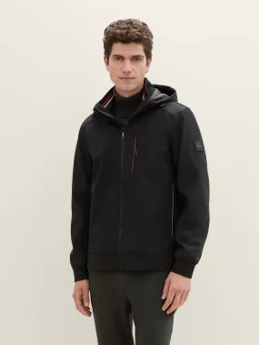 Tom Tailor Soft Shell Black jacket With A Hood