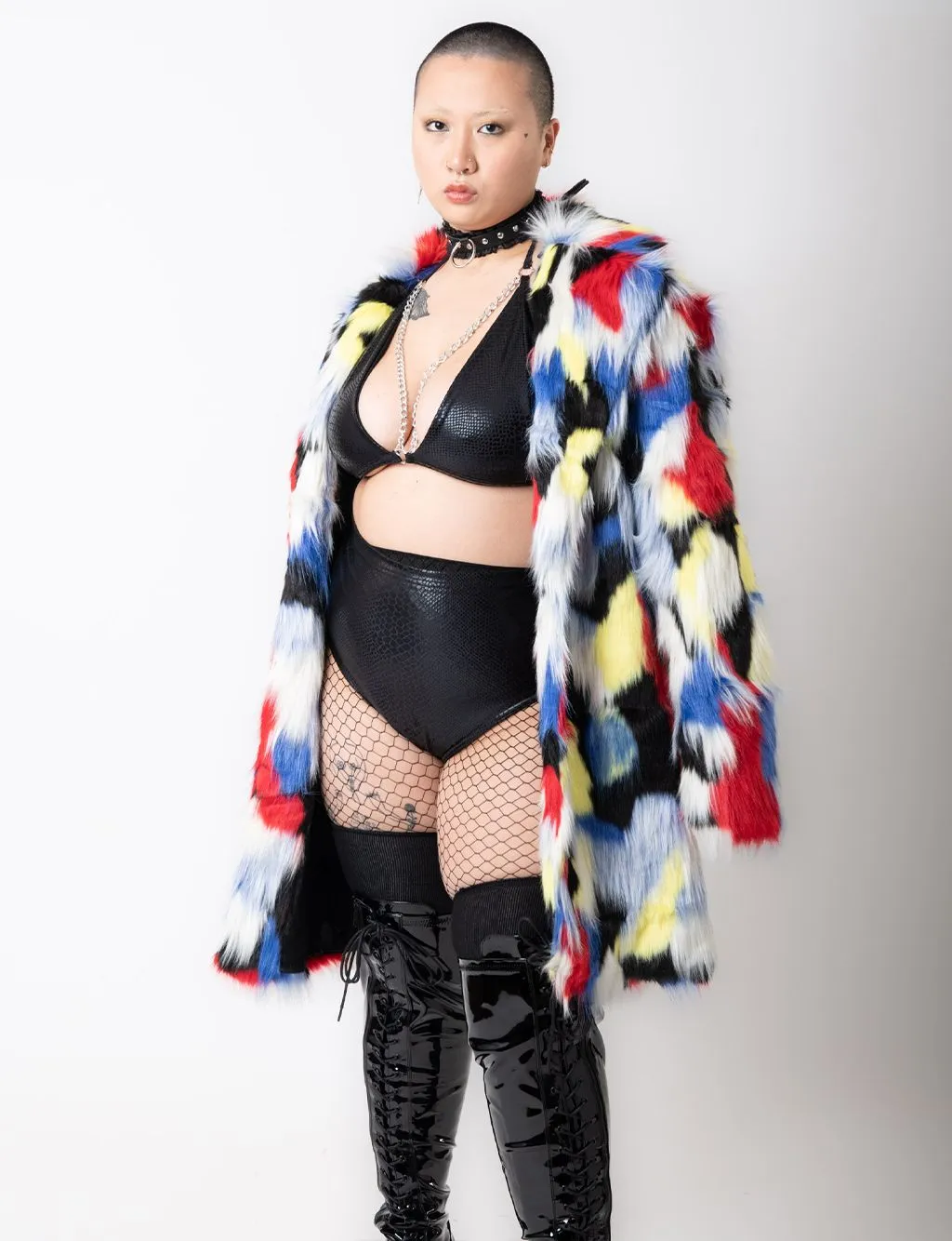 TUCAN FAUX FUR JACKET - MID LENGTH ✰ MADE 4 U ✰