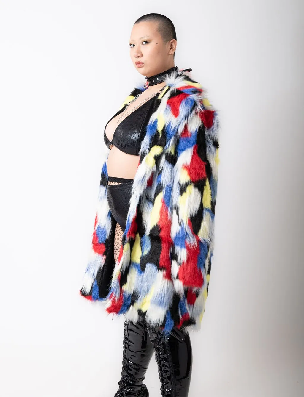 TUCAN FAUX FUR JACKET - MID LENGTH ✰ MADE 4 U ✰