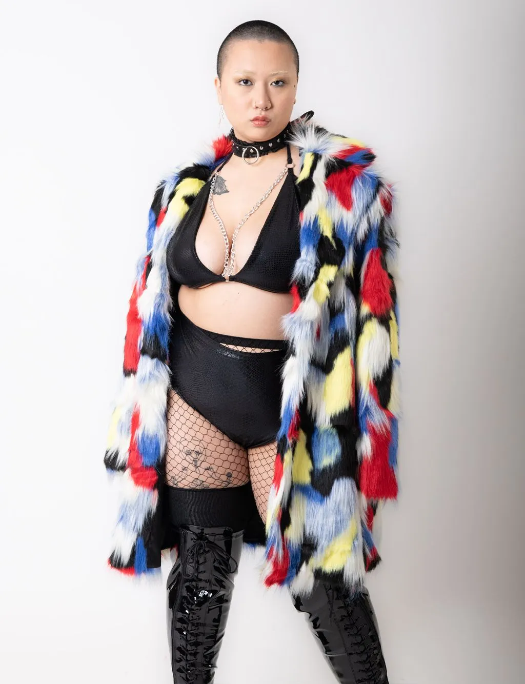 TUCAN FAUX FUR JACKET - MID LENGTH ✰ MADE 4 U ✰