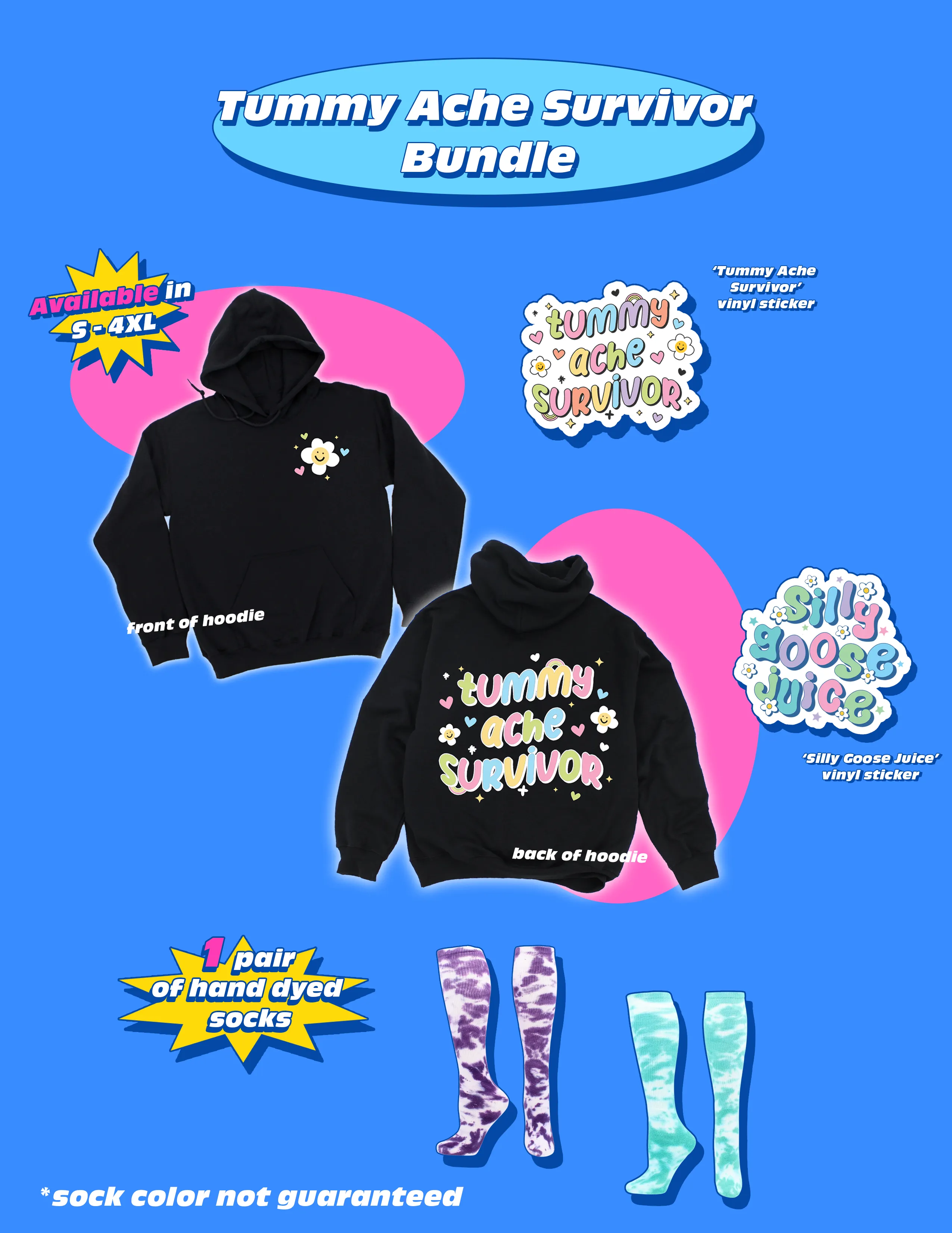 Tummy Ache Survivor Hoodie Bundle