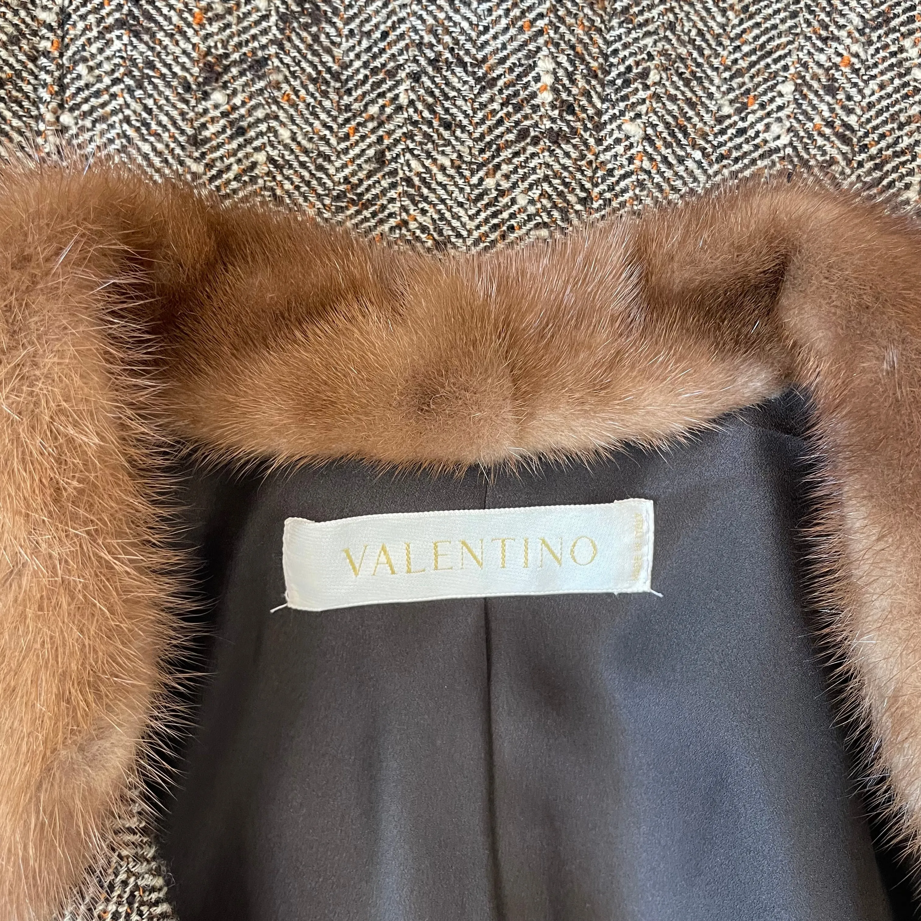 Vintage Blazer with Fur - M