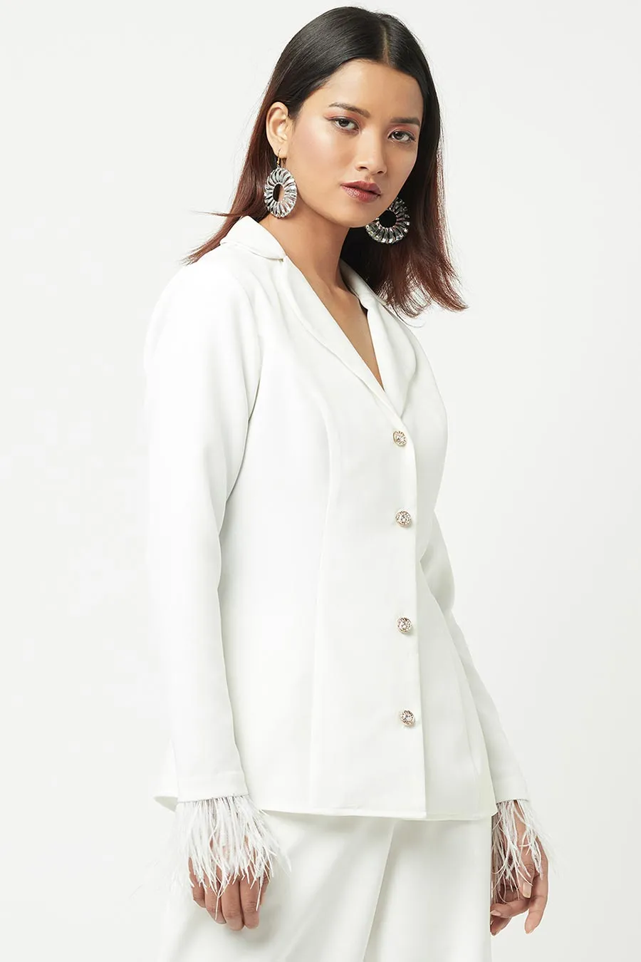 White Classic Blazer