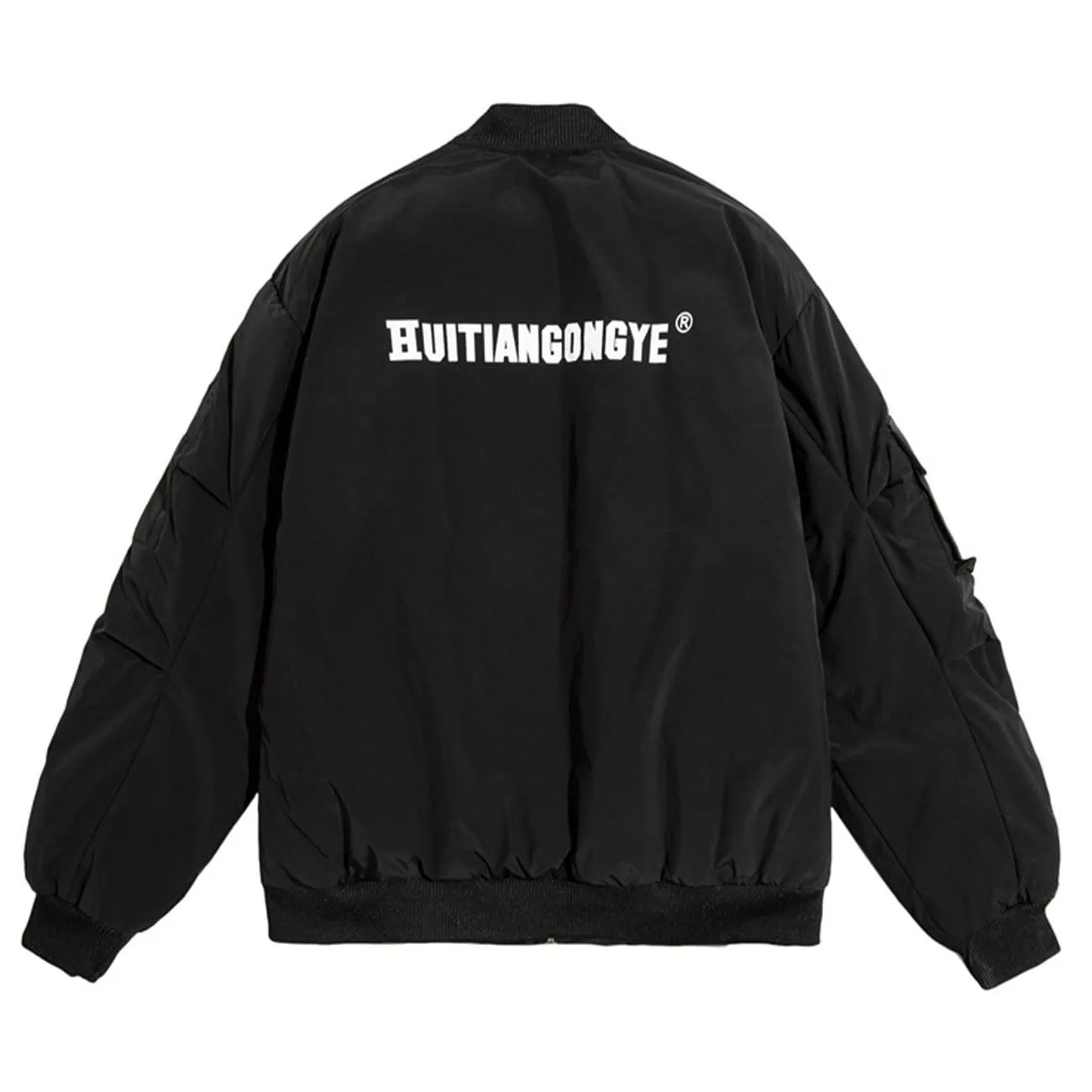 WLS Functional Labeling Bomber Jacket