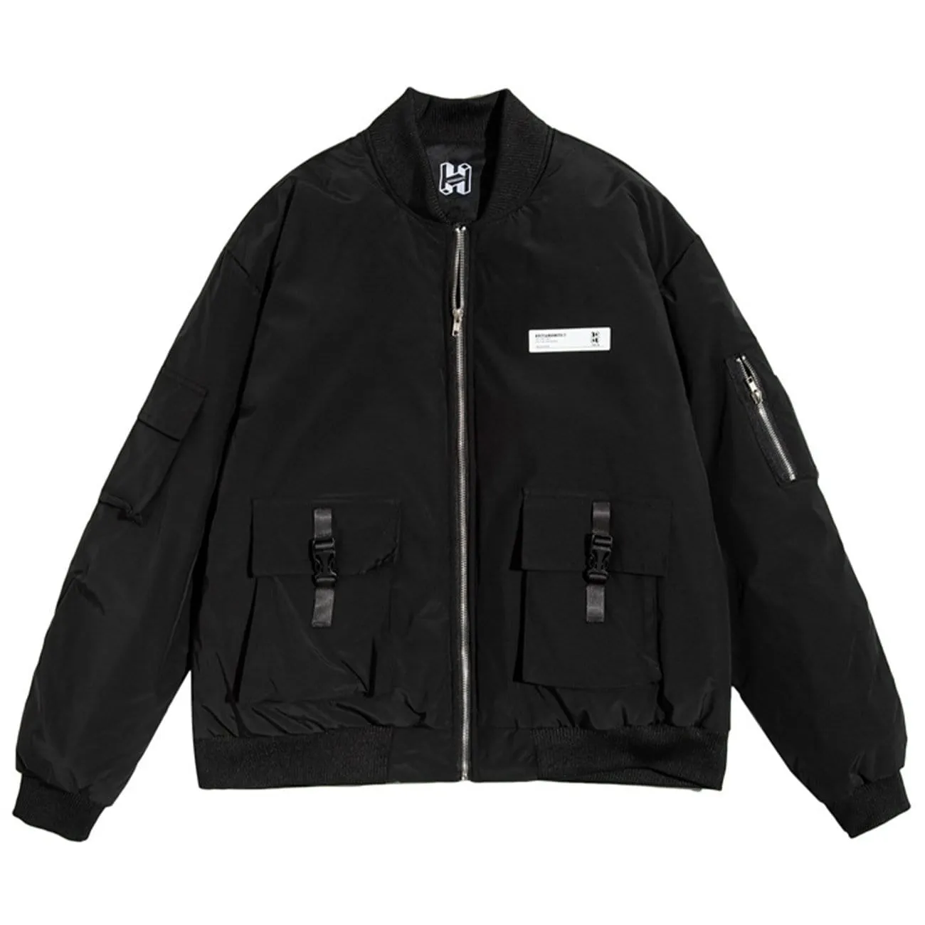 WLS Functional Labeling Bomber Jacket