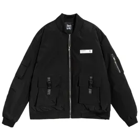 WLS Functional Labeling Bomber Jacket