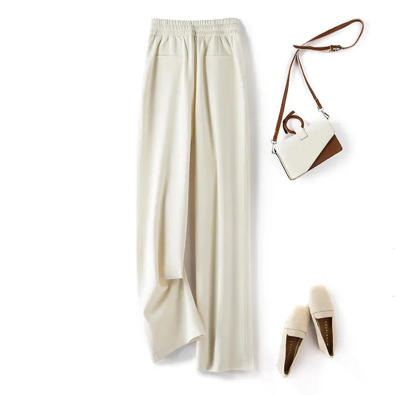 Women's Casual Loose Straight Wide Leg Pants