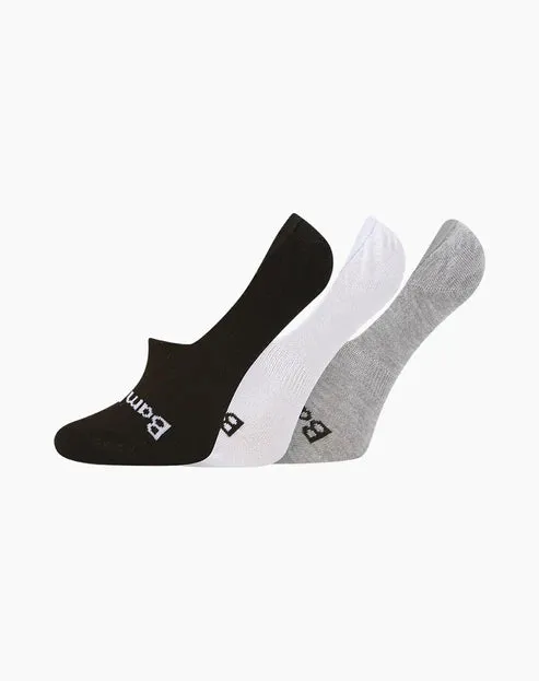 Women's No Show Bamboo Socks - 3 Pack