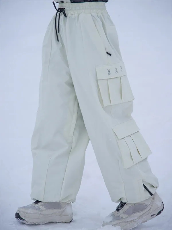 Women's Rabbit Snow Freestyle Cargo Baggy Snowboard Pants