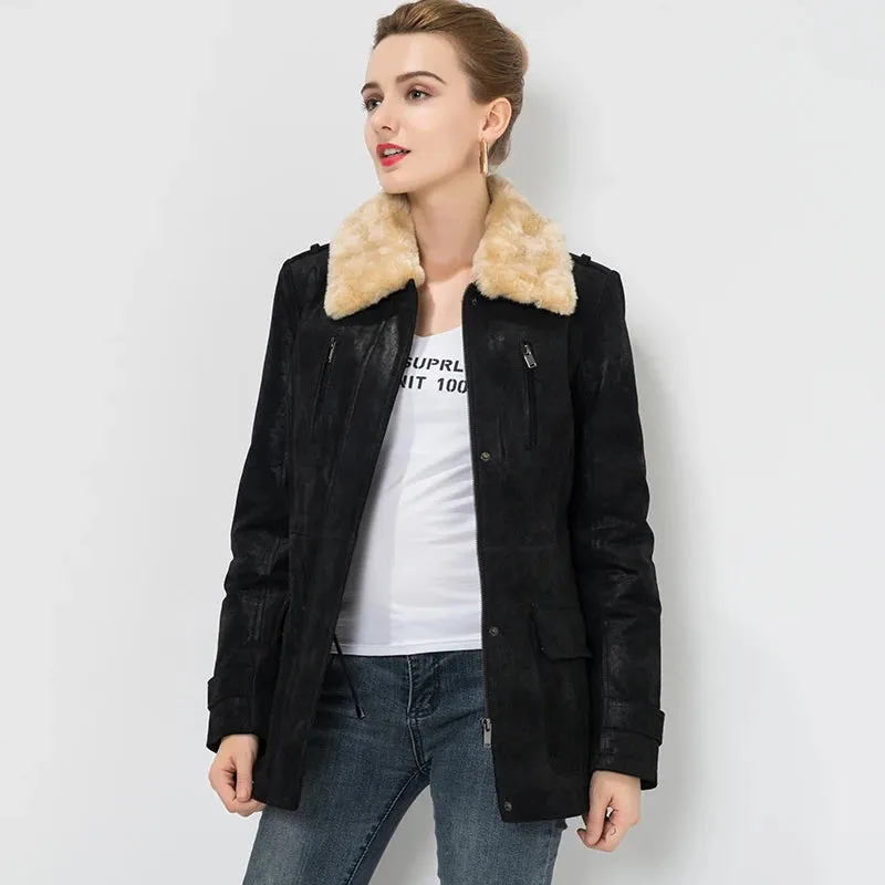 Women's Real Leather Jacket