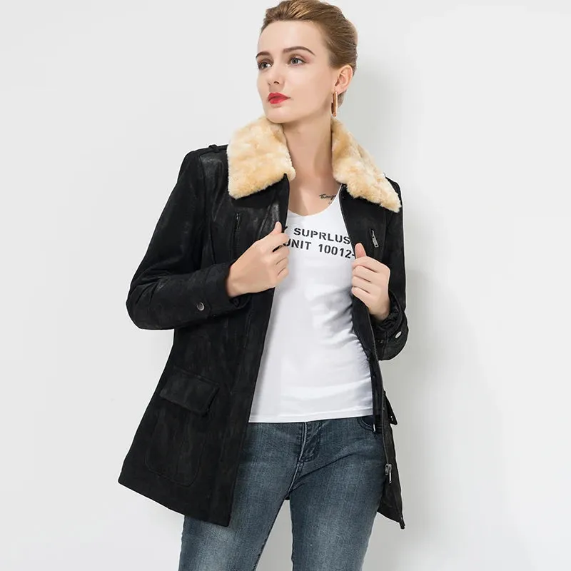 Women's Real Leather Jacket