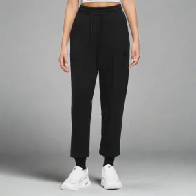 Womens Sportswear Tech Fleece Mid-Rise Joggers - Black