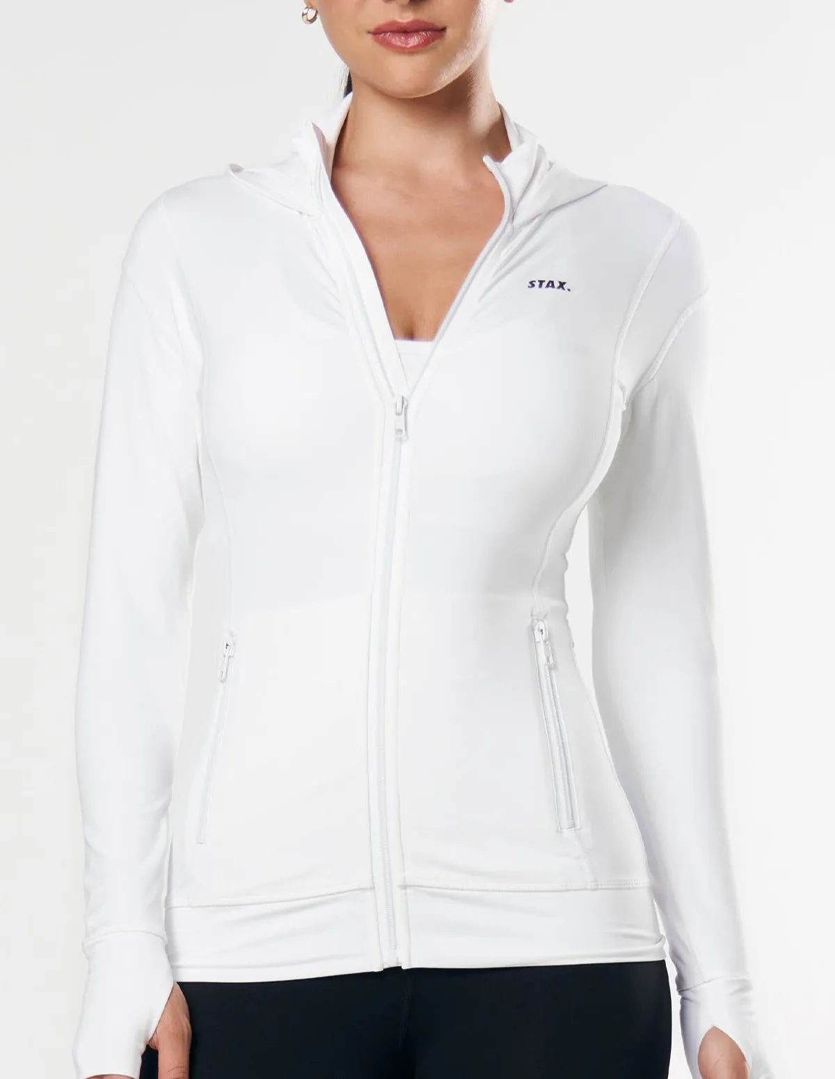 Zip Jacket Hoodie NANDEX ™ - White